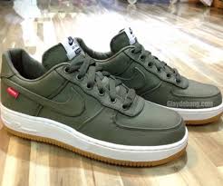 Supreme X Nike Air Force 1 Olive Zdjecia Sneakers Men Fashion Nike Free Shoes Nike