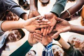 Download Premium Image Of Group Of Diverse People Stacking Hands In The Happy People Photography Diverse People Unity Photography