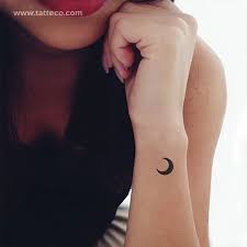 Sailor moon tattoo by andre garcia @apothic heart tattoo collective, sacramento, ca. Black Crescent Moon Temporary Tattoo Set Of 3 Moon Tattoo Wrist Crescent Moon Tattoo Small Crescent Moon Tattoo