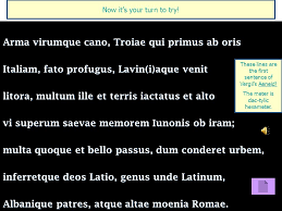 Poetry Scansion Dactylic Hexameter Dactylic Hexameter Ppt Download
