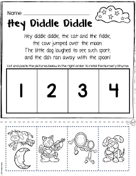 Teach Story Retelling With Nursery Rhymes Rhyming Worksheet Nursery Rhymes Preschool Activities Rhyming Words Worksheets