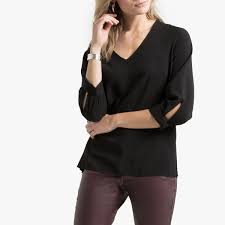 Find new and preloved anne weyburn items at up to 70% off retail prices. Anne Weyburn Blusa Con Cuello De Pico Y Manga 3 4 V Neck Blouse Tunic Tops