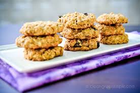 Simple Oatmeal Cookie Recipe Vegan Gluten Free Clean Green Simple