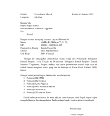 Silahkan kamu klik dokumen yang diperlukan untuk proses mutasi dibawah ini. Surat Permohonan Mutasi Pns Dapatkan Contoh