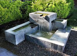 Fontaine Jardin Beton Coule 3 Cascades Fontaine De Jardin Moderne Fontaine De Jardin Jardin Moderne