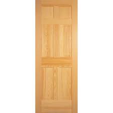 Masonite Radiata Smooth 6 Panel Solid Core Unfinished Pine Interior Door Slab 20879 The Home Depot Prehung Interior Doors Doors Interior Pine Interior Doors