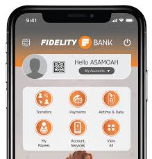 With mobile money from fidelity bank, you can access your account you can use the downloadable app with mobile money to review recent account activity, transfer funds between accounts, cash out ( from agent), pay bills. Fidelity Mobile App Fidelity Bank