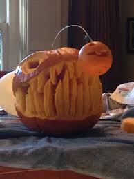 Angler Fish Jack O Lantern Pumpkin Carving Jack O Lantern Angler Fish