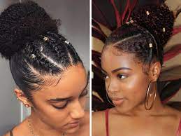 2 Really Cute Styles Trending On Instagram This Week Emily Cottontop Natural Hair Styles Natural Hair Styles Easy Really Short Hair