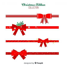 Coleccion Lazos Navidad Planos Vector Gratuito Lazo Navidad Planos Lazos