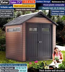 This metal storage shed will be perfect for storing a wide variety of tools and equipment. Reviews Best Outdoor Storage Sheds For The Money