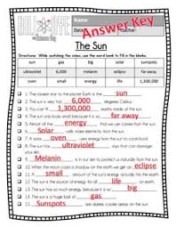 Free Bill Nye The Sun Video Guide Worksheets Bill Nye Science Worksheets Science Guy