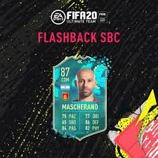 Nor is there information about in game or card stats. Fifa 20 Mascherano Flashback Sbc Die Gunstigste Losung Guides