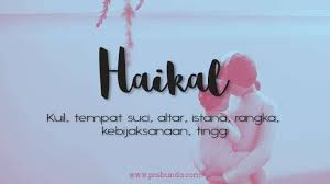 Demikian makna, arti, definisi, maksud, dan pengertian kebaikan dalam islam yang mencakup dimensi ibadah dan kepedulian sosial atau hablum minallah (hubungan dengan allah). Arti Nama Haikal Posbunda