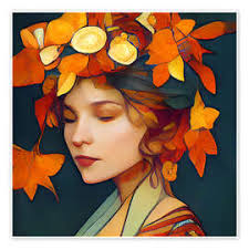 Grace, Bloom Portrait print by Bella Eve