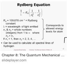 Rydberg Equation Google Search Equation Integers Math