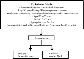 Randomized Study Comparing Mannitol With Furosemide For The Prevention Of Cisplatin Induced Renal Toxicity In Non Small Cell Lung Cancer The Olcsg1406 Trial Makimoto 2021 Asia Pacific Journal Of Clinical Oncology