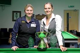 Bbc sport presenter reanne evans shows off the snooker practice area at the crucible. Rebecca Kenna Quits Snooker League Over Men Only Rule Bbc News