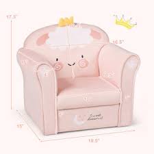 Shop for kids' upholstered chairs in kids' chairs. Costway Kids Lamb Sofa Children Armrest Couch Upholstered Chair Toddler Furniture Gift