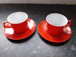 Vintage Melaware Melamine Tea Coffee Set In Vibrant Orange Etsy In 2021 Coffee Set Coffee Tea Tea
