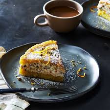 Olive Oil Cake With Creme Fraiche Pistachios Orange And Chocolate Recipe On Food52 Recipe Olive Oil Cake Food 52 Recipes