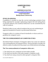 Just like public buses or banks, people using computer communications systems may find themselves in situations where there is some form of queuing and you have to wait for your turn and generally be nice to other people in. Doc Computer Ethics Ampumuza Dalton Academia Edu
