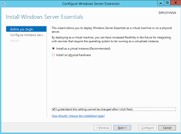 Installing And Configuring The Windows Server Essentials Experience Role Microsoft Tech Community