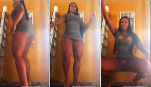 Etiane Felix Danse En Robe, Sans Culotte Et La Chatte À Lair. - Cnn Amador