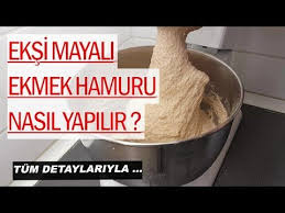 Eksi Mayali Ekmek Hamuru Nasil Yapilir Hamurun Kivami Nasil Olmali 2 Asama Youtube Ekmekler Simitler Stand Mikser