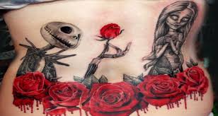Done first in pencil then pen then coloured pencil. 30 Nightmare Before Christmas Tattoos By Trending Tattoo Medium