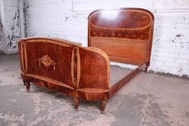 Your browser does not support the video tag. 1930s French Art Deco Burl Wood And Inlaid Marquetry Full Size Bed Frame Home Living Bedroom Furniture Delage Com Br