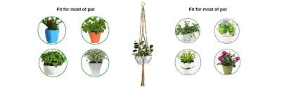 Plantas balcon colgantes | en esta ocasión, vamos presentaros una planta colgante preciosa: Jardineria Sliveal Colgador De Macrame Colgantes Para Plantas Jardineras Colgantes Balcon Macetas Colgantes Colores Maceta Colgante Para Plantas Para La Decoracion De Patio Y Balcon Beautifully Jardin Checkspeed In