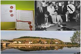 Convenzione per l'applicazione dell'accordo di schengen. Cittadina Di Schengen Marchio Del Patrimonio Europeo