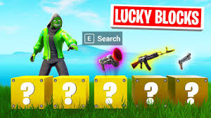 This portion will be updated as soon as mechanics on the new vending machine has been confirmed for patch v8.10. Lucky Blocks Choose Your Loot In Fortnite New Game Mode Youtube