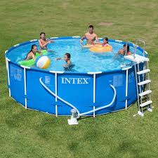 Piscine Metal Frame Ronde Tubulaire 4m57 X 1m22