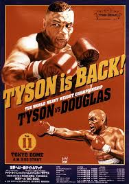 Tyson Vs Douglas Promo Ad Boxing Posters Mike Tyson Hbo Boxing