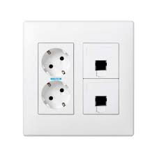 R3 flush mounted meter boxes. Surface Mount Or Flush Mount Wall Box Kit For 2 Double Elements With 1 Double Socket And 2 Plates 3m 1 Rj45 White Simon 500 Cima Simon