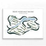 Rocky Point Golf Course, Maryland Printed Golf Courses online ...