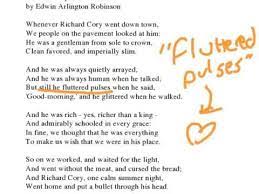 Analysis Of Richard Cory By Edwin Arlington Robinson Edwin Arlington Robinson Robinson Richard