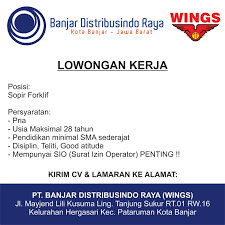 Artikel yang berkaitan dengan loker forklift di gresik lowongan kerja bumn pt pertamina (persero) september 2016.dari jurusan teknik, di utamakan dari teknik pelayaran/teknik industri/ant iii/att/teknik mesin/teknik elektro d3 dengan pengalaman kerja 9 12 tahun Lowongan Kerja Pt Banjar Distribusindo Raya Wings Tahun 2018 Lowongan Kerja Terbaru Tahun 2020 Informasi Rekrutmen Cpns Pppk 2020