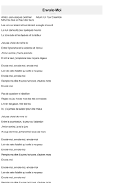 Goldman explained that the song is a cry for help by a young man. Fly Me Lyrics Jean Jacques Goldman