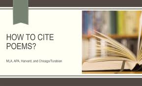 Check spelling or type a new query. How To Cite Poems Mla Apa Harvard And Chicago Turabian Formats
