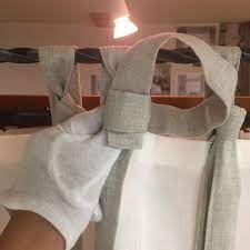 リボンカーテン タイノット tieknot スタイルの結び方 動画の説明もあります リボン カーテン tieknot タイノットスタイル 結び方 ノット リボンカーテン スタイル