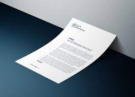 Letterhead is a very important branding element and a great looking letterhead always seeks the attention of people and makes a great impression. Free A4 Letterhead Paper Mockup Psd Good Mockups