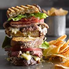 Steak Panini With Gruyere And Savory Onion Jam Sandwiches Food Cooking Recipes