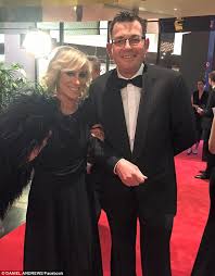 Andrews has been admitted to hospital claiming he fell down the stairs. Victorian Premier Daniel Andrews Taxpayer Funds Facebook Express Digest