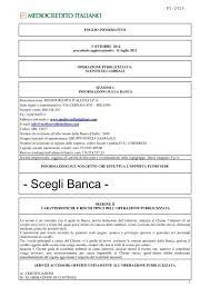 Cliente (scontatario):cede salvo buon fine il credito. Sconto Di Cambiali Intesa Sanpaolo