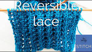 Our double pointed needle kits come with sizes us 0 (2.0 mm) to us 3 (3.25 mm). Two Row Reversible Lace Knitting Pattern Identical On Both Sides And It Doesn T Curl So Woolly Youtube