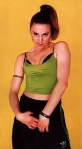 You take and inch, i run a mile, can't win you're always right behind me. Sporty Spice The Fashion Foot