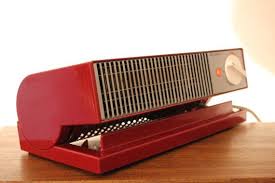 Vintage Siemens Minimalistic Automatic Electric Heat Ventilator Table Fan Vintage Domestic Design